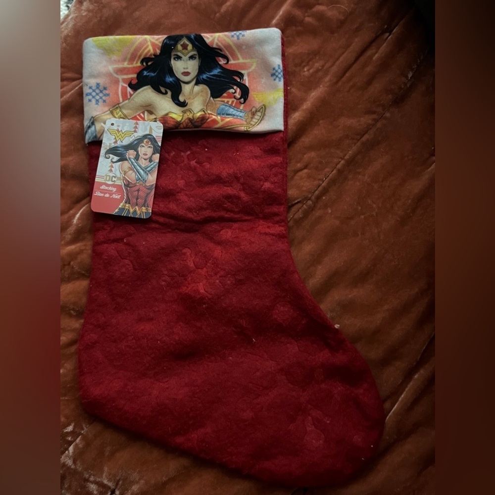 Wonder Woman DC Comics Christmas Stocking 16"